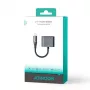 Joyroom Adapter DAC 2-in-1 Lightning to Lightning/Lightning, 60W, 0,12m, Melns (JR-SY-L02)