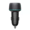 Joyroom Auto Lādētājs U+C, QC 3.0, PD, 60W, RGB, Melns (JR-CCN01)