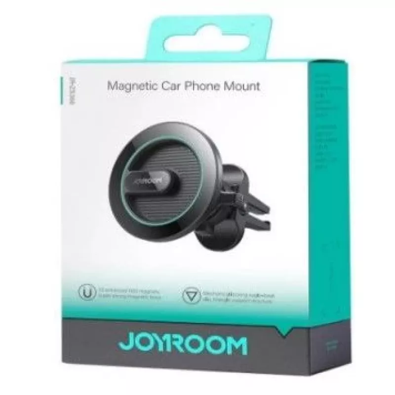 Joyroom Automašīnas Magnētiskais Telefona Turētājs Ventilācijas Atverei Melns