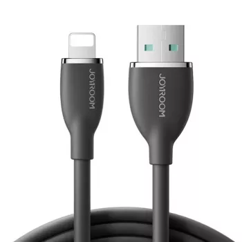 JOYROOM Colorful Series USB-A uz Lightning kabelis 1,2m Melns SA29-AL3