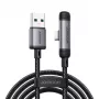 Joyroom EnjoyX Series USB-A uz USB-C 90 grādu kabelis A56, 3A, 480 Mbps, 1,2m, melns (S-A56)