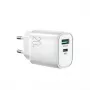 JOYROOM Fast Charger USB-A QC3.0 / USB-C PD 20W White (L-QP2011)