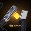 Joyroom Gaming Cable S-CC100A6 USB-C (Angled) / USB-C (Straight) 100W 1.2m - Black