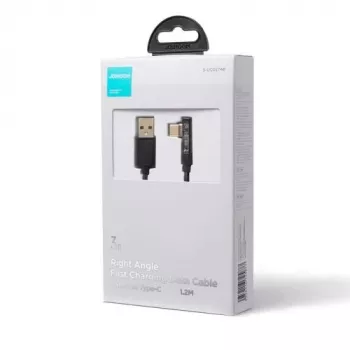 Joyroom Gaming kabelis Type-C (leņķveida) - USB (taisns) 3A, 480Mbps, 1,2m, melns (S-UC027A6)