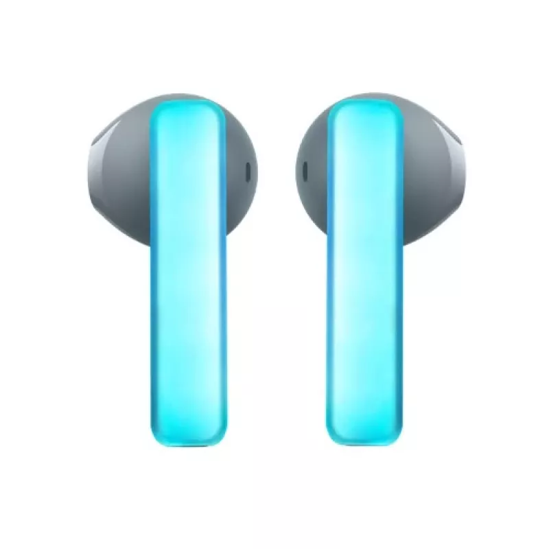 Joyroom IceLens Series True Wireless Earbuds ar LED gaismām, Bluetooth 5.3, TWS, AAC, SBC, Melns (JR-TC1-BLK)