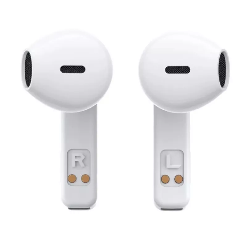 Joyroom IceLens Series True Wireless Earbuds ar LED gaismām, Bluetooth 5.3, Balts (JR-TC1-WHT)