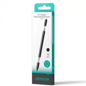 Joyroom JR-BP561 pasīvā magnētiskā kapacitatīvā irbuļa pildspalva - 3-in-1 skārienekrānam (melna)