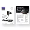 Joyroom JR-CL03 5-in-1 autolādētājs, 31W, 5 USB-A porti, melns