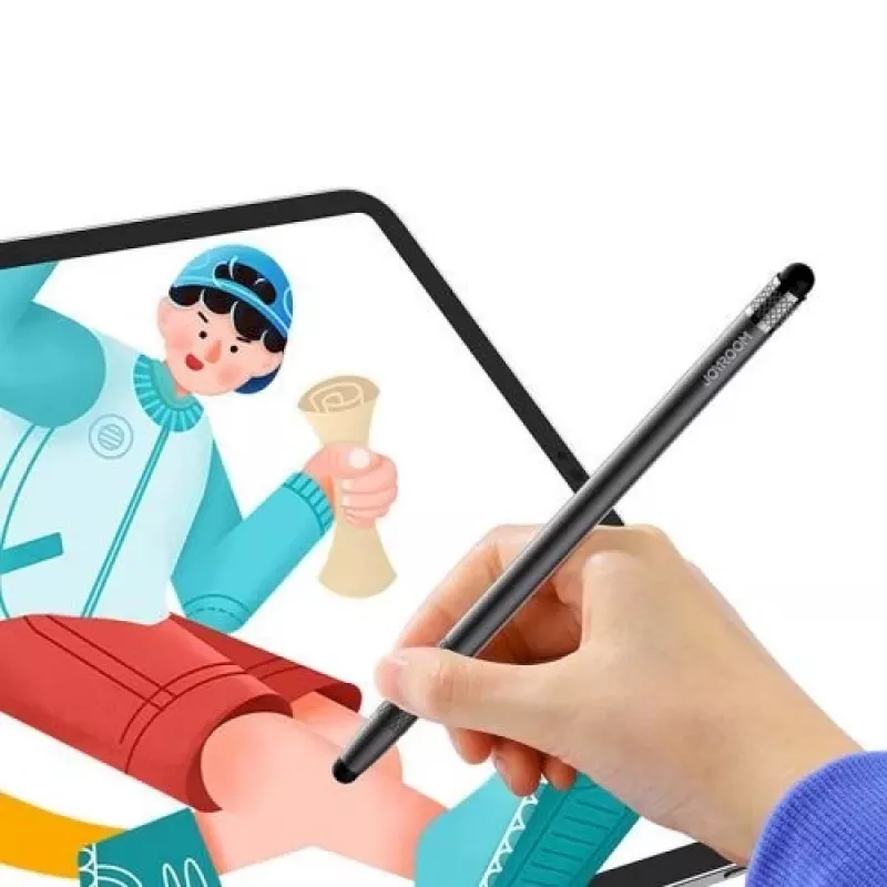 JOYROOM JR-DR01 aktīvā kapacitatīvā irbene skārienekrāniem, melna (JR-DR01-BLK-2)