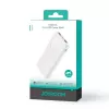 Joyroom JR-PBF12 Power Bank 10000mAh 2.4A Dual USB-A USB-C Balts
