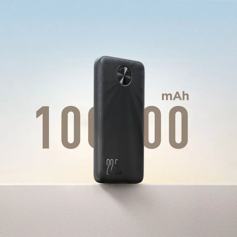 Joyroom JR-PBF15 Power Bank 10000mAh USB-C USB-A 22.5W Melns