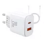 JOYROOM JR-TCF05 Flash 20W USB-C PD lādētājs ar USB-C uz Lightning kabeli 1m Balts