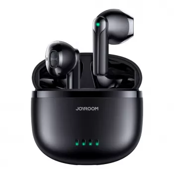 JOYROOM JR-TL11 True Wireless austiņas ar ENC, IPX4 ūdensizturību, Bluetooth 5.3, skārienvadību, melnas