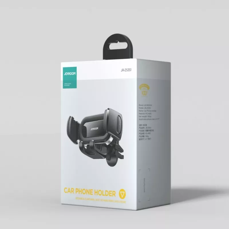 Joyroom JR-ZS351 Auto telefona turētājs ventilācijas atverei - Sudrabs