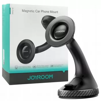 JOYROOM JR-ZS406-BLK Magnētiskais vējstikla automašīnas turētājs, 360° rotācija, melns