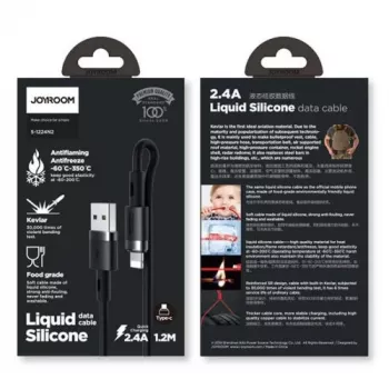 Joyroom Lightning to USB-A Cable 2.4A 1.2m Black (S-1224N2)