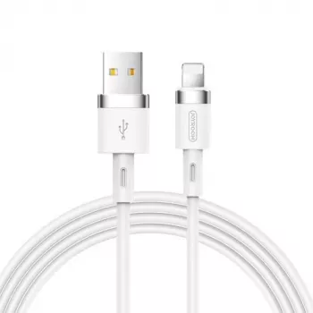 Joyroom Lightning - USB kabelis 2.4A, 1.2m, Balts (S-1224N2)