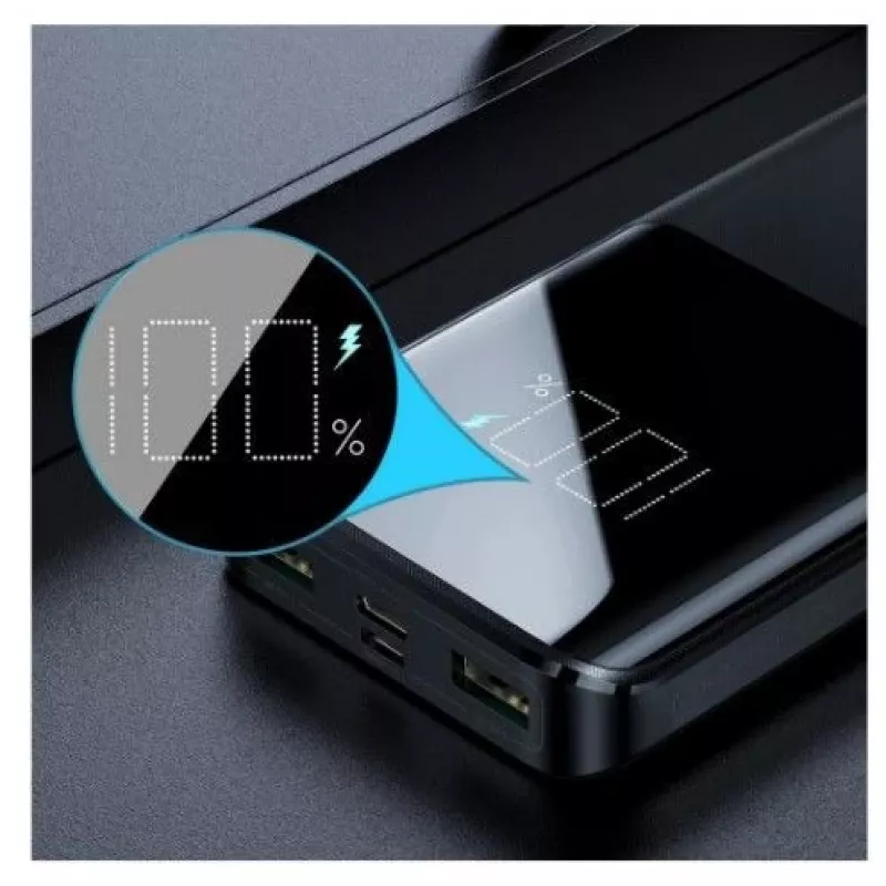 Joyroom Powerbank 15W 10000mAh PD QC3.0 AFC Melns (JR-T013)