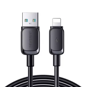 JOYROOM S-AL012A14 2.4A USB-A to Lightning kabelis 1.2m Melns