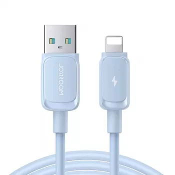 JOYROOM S-AL012A14 2.4A USB uz Lightning kabelis, 1,2m, zils