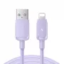 JOYROOM S-AL012A14 2.4A USB to Lightning kabelis 1,2m violets