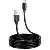 JOYROOM S-UC027A9 USB-A to USB-C kabelis 2m melns 3A ātra uzlāde un datu sinhronizācija