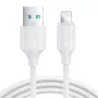 Joyroom S-UL012A9 Lightning kabelis 2m balts 2.4A USB-A uz Lightning uzlādei un datu sinhronizācijai