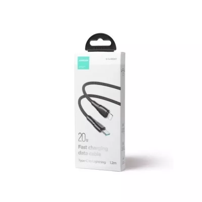 Joyroom Surpass Series USB-C uz Lightning ātrās uzlādes un datu kabelis 20W PD, 1,2 m, melns (S-CL020A11)