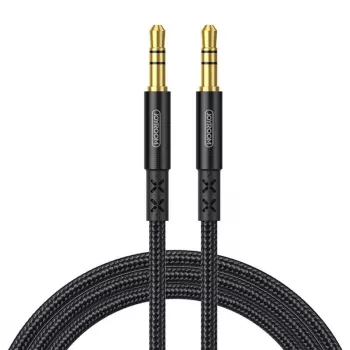 JOYROOM SY-10A1 3,5 mm AUX audio kabelis 1 m melns