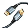 JOYROOM SY-20H1 HDMI 2.0 kabelis 2m 4K 60Hz pīts neilons pelēks