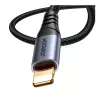 JOYROOM SY-A06 Lightning uz 3.5mm audio pārveidotāja kabelis, 1.2m, melns