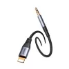 JOYROOM SY-A06 Lightning uz 3.5mm audio pārveidotāja kabelis, 1.2m, melns