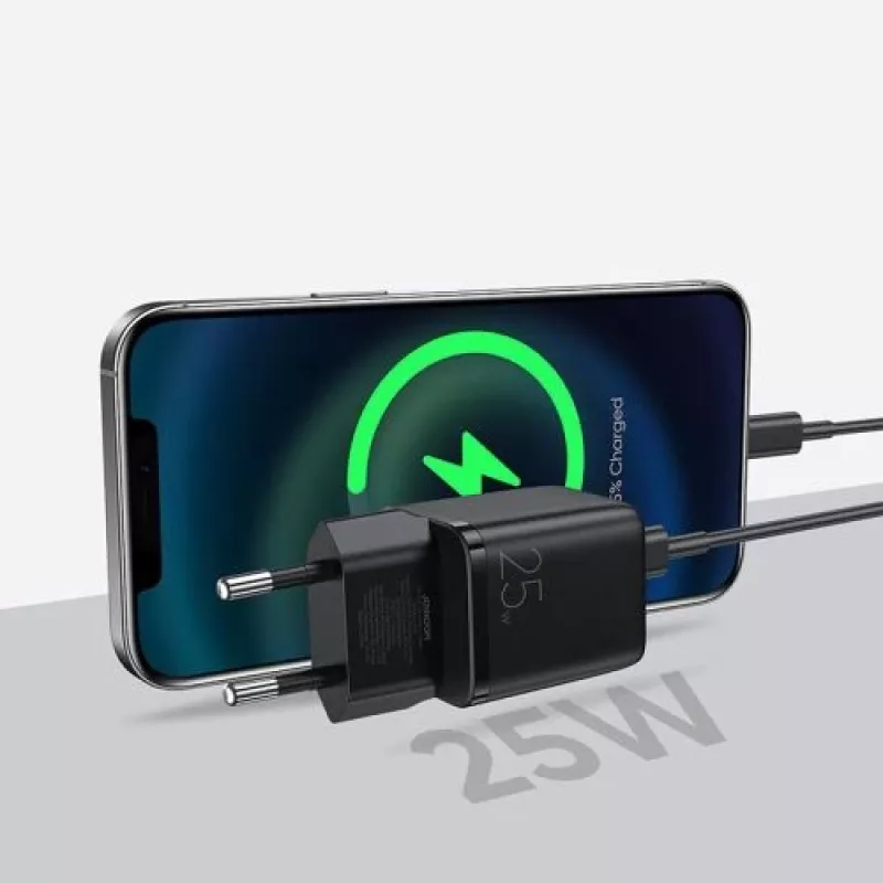 Joyroom Travel Charger Mini Type-C, PPS, PD 25W, Black EU (L-P251)