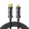 Joyroom Type-C uz Lightning A10 sērijas ātrās uzlādes kabelis PD 20W, 1,2m, melns (S-CL020A12)