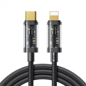 Joyroom Type-C uz Lightning A10 sērijas ātrās uzlādes kabelis PD 20W, 1,2m, melns (S-CL020A12)
