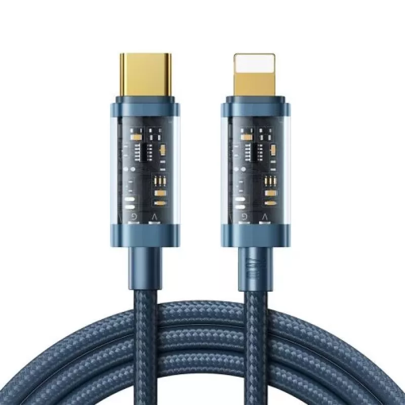 Joyroom Type-C uz Lightning A10 sērijas ātrās uzlādes kabelis PD 20W, 1,2m, zils (S-CL020A12)