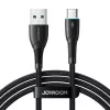 JOYROOM USB-A uz USB-C kabelis Starry sērija, 480 Mbps, 3A, 1m, melns (SA32-AC3)