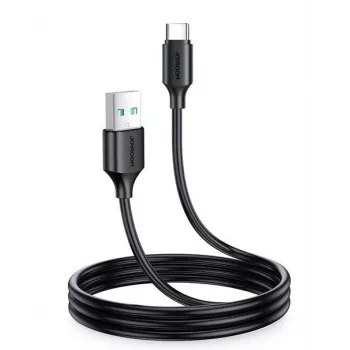 Joyroom USB-A uz USB-C uzlādes un datu kabelis 3A 1m Melns