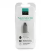 Joyroom USB-C vīriešu uz USB-A sieviešu adapteris Mini S-H151 Sudrabs