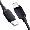 JOYROOM USB-C uz Lightning kabelis Multi-Color Series A14, 20W, 480 Mbps, 1,2 m, melns (S-CL020A111B)