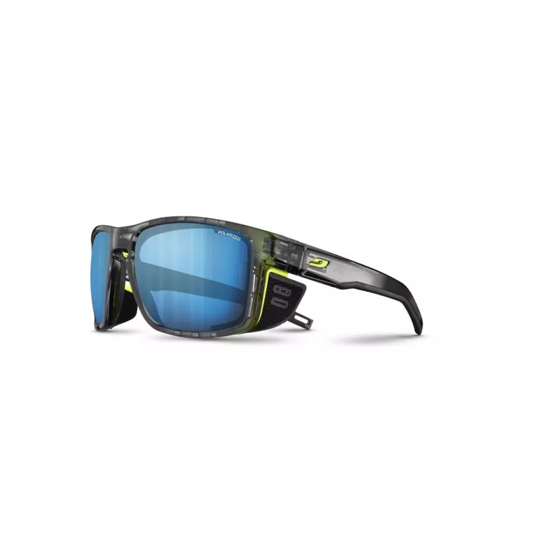 Julbo Shield M saulesbrilles Ocean Master - Spectron 3CF lēcas, 3. kategorija, noņemami sānu aizsargi