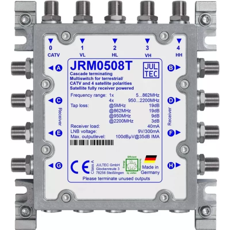 JULTEC JRM0508T Multiswitch 5/8