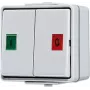 JUNG 639W Pogas slēdža ieliktnis, 1-polārs NO, 10A 250V, balts