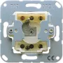 JUNG CD134.18WU atslēgas slēdzis, 2 polu pārslēgs, 250 V AC, 10 A, iekļaujamais, Alpu balts