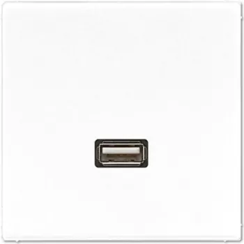 JUNG LS sērijas USB 2.0 savienojuma modulis, Alpu balts (MALS1122WW)