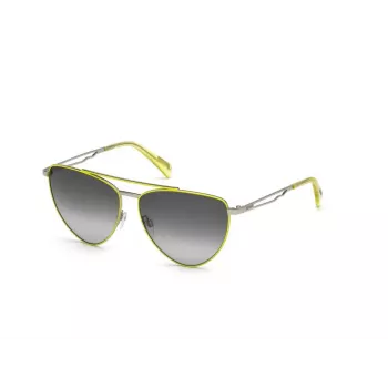 JUST CAVALLI JC839S-41B Sieviešu saulesbrilles Havana Brūns gradients Tauriņveida Acetāts 58mm