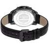 JUST CAVALLI MAN JC1G175L0245 42mm Quartz Analog Blue Dial Brown Leather Strap Watch