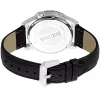 JUST CAVALLI Vīriešu kvarca analogais pulkstenis JC1G217L0025 42mm Zils ciparnīca Zila ādas siksniņa