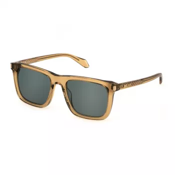 Just Cavalli vīriešu taisnstūra saulesbrilles SJC035-540913 melnas/pelēkas 54mm