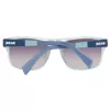 JUST CAVALLI Unisex saulesbrilles JC743S-5787B Zils rāmis Pelēkas gradienta lēcas 57mm